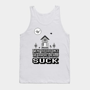 Outside graphics suck Tank Top